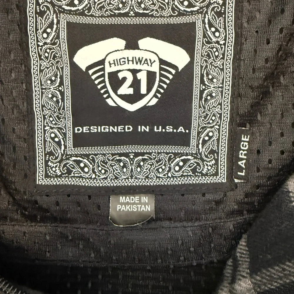 Highway 21 Men's Marksman Flannel, Size L - Picture 2 of 4